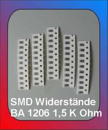 Widerstand 1,5 K Ohm SMD