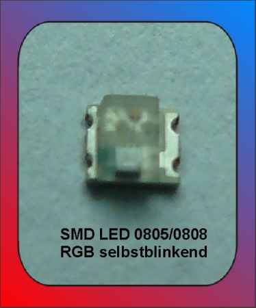 LED SMD 0805/807 RGB blinkend