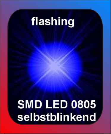 LED SMD 0805 blue blinkend