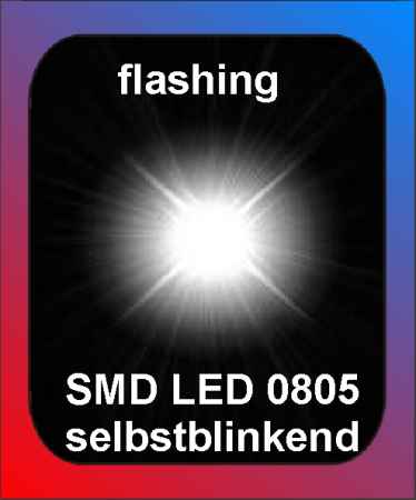 LED SMD 0805 white blinkend
