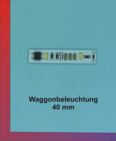 Waggonbeleuchtung Z 40 mm KW