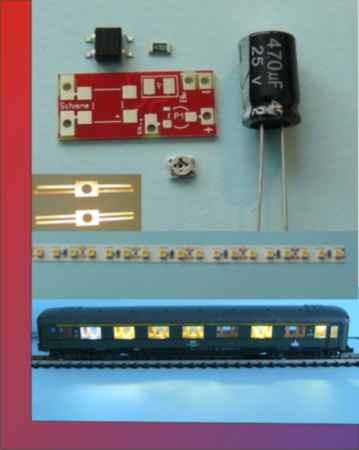 Waggonbeleuchtung 150 N digital SMD Streifen kaltweiß 4.0