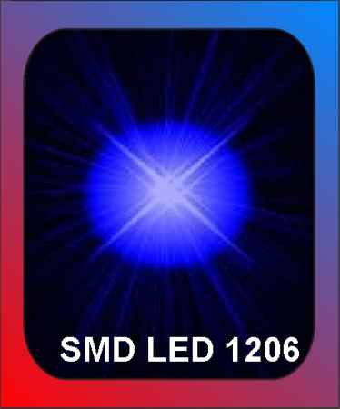 LED SMD 1206 blue