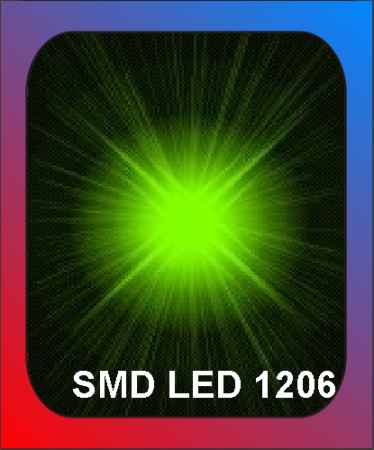 LED SMD 1206 green