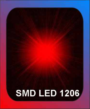 LED SMD 1206 red