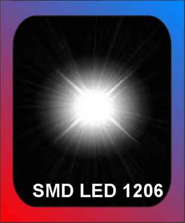 LED SMD 1206 white WD