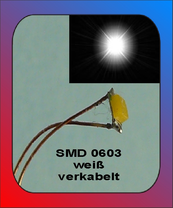ledandmore - LED SMD 0603 white - verkabelt