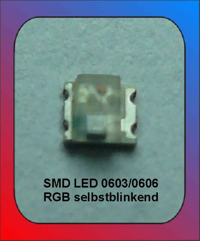 LED SMD 0606 RGB blinkend