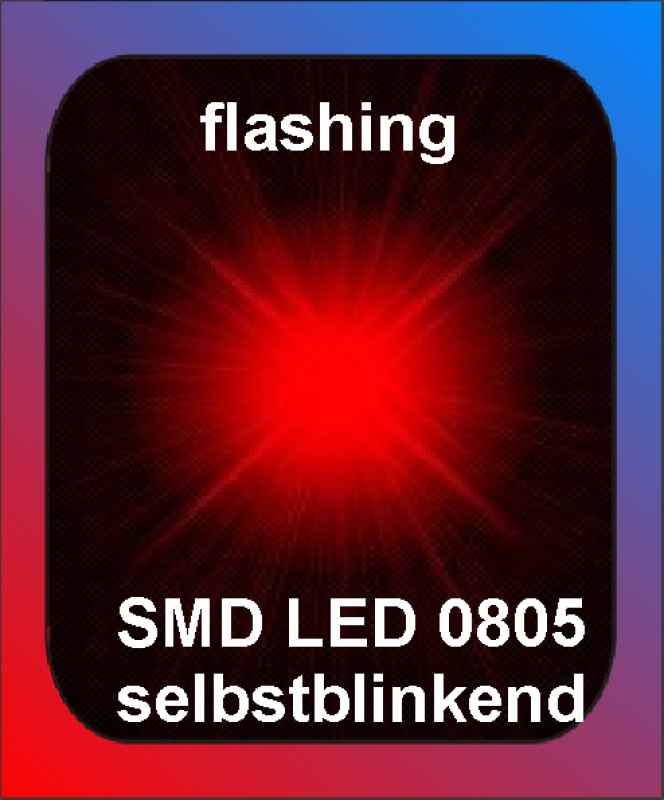 LED SMD 0805 red blinkend