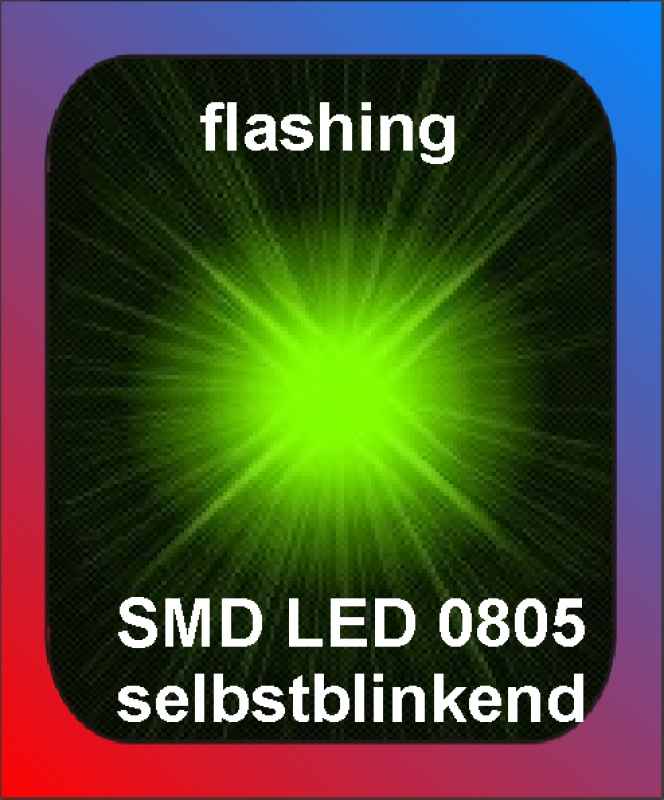 LED SMD 0805 green blinkend