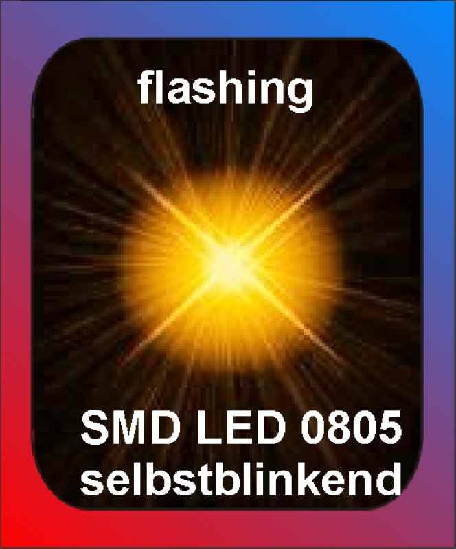 LED SMD 0805 yellow blinkend