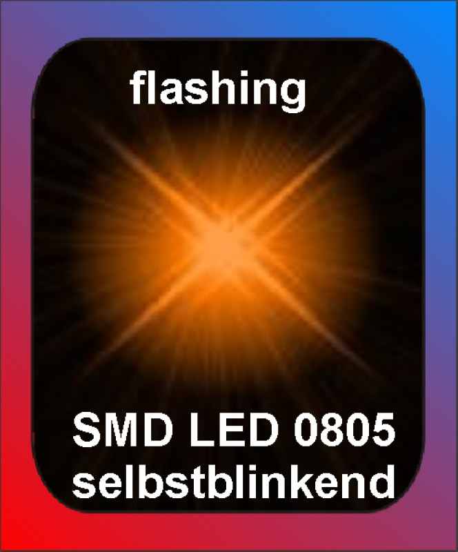 LED SMD 0805 orange blinkend