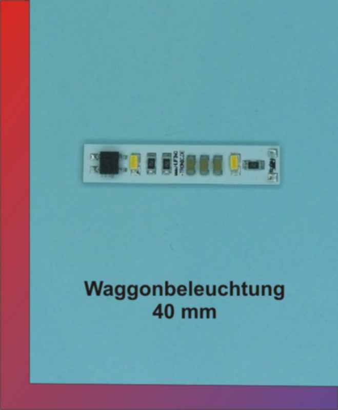 Waggonbeleuchtung Z 40 mm KW