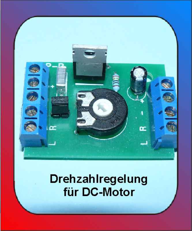 Motor Regler Drehzahl Geschwindigkeit