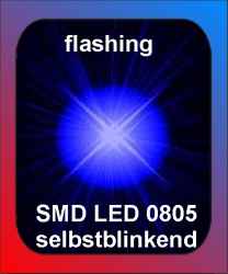 LED SMD 0805 blue blinkend