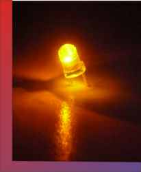 10 x LED 3mm GELB yellow flicker flacker flackern