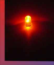 10 x LED 3mm ROT red flicker flacker flackern